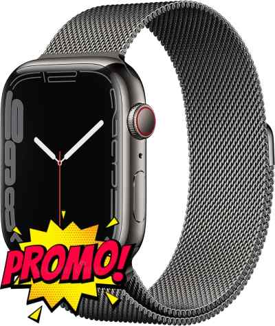 APPLE WATCH 7 41 MM CELLULAR ACCIAIO